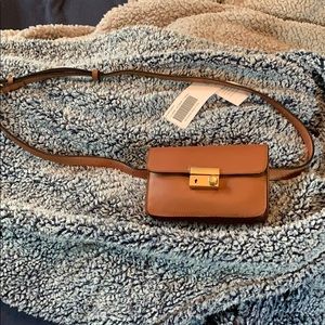 Brown crossbody/fanny pack bag